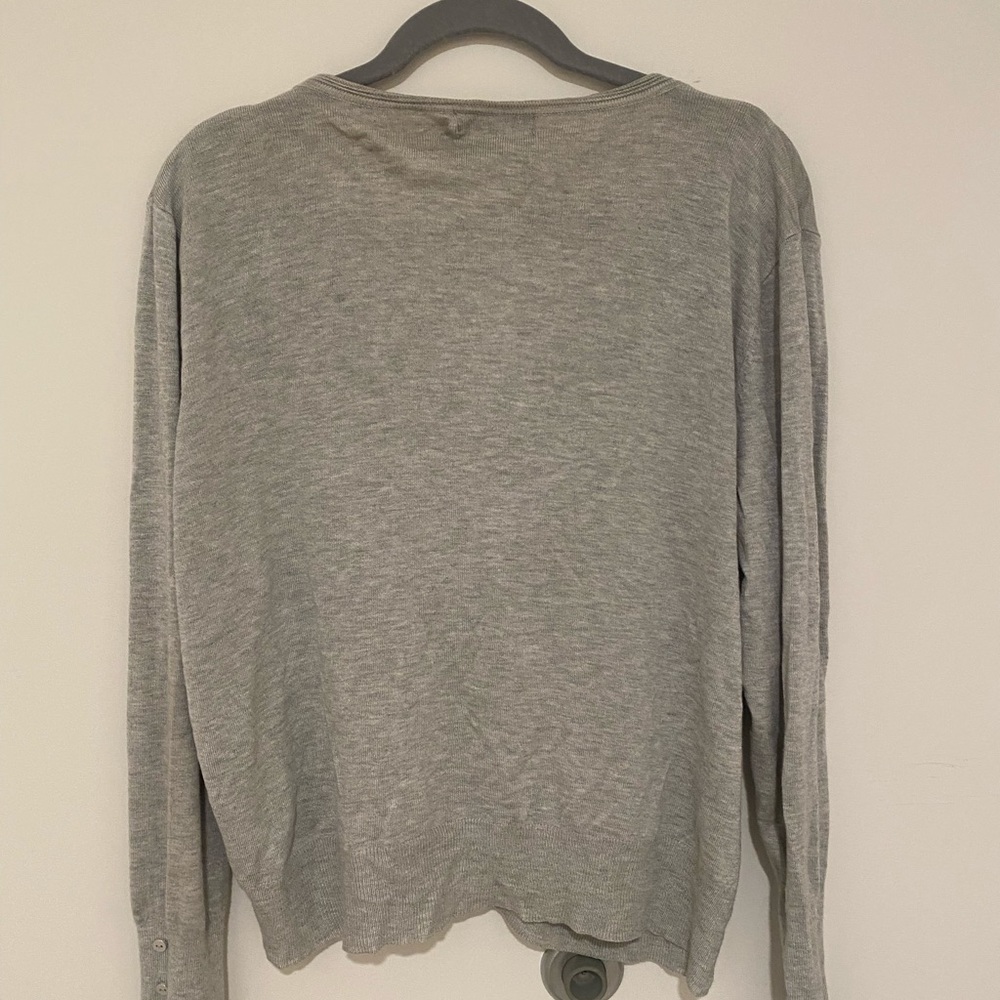 Primark grey button down sweater - Picture 6 of 9